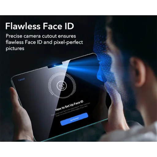  ESR - Edzett Üveg 9H - iPad Air 11 (2024) - Átlátszó üvegfólia - 4