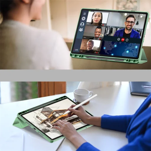 Tech-protect Sc Pen Lenovo Idea Tab Pro / Pro Mt 12.7 Tb-373 Matcha Zöld fliptok - 7