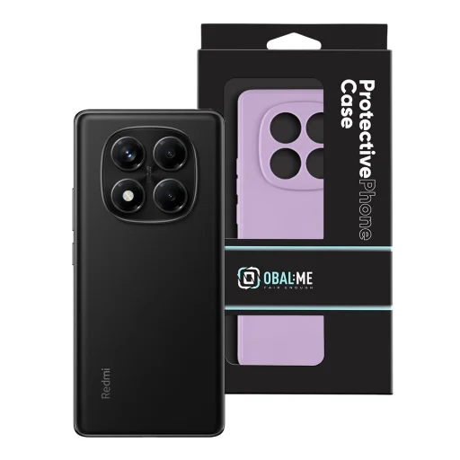 OBAL:ME Matt TPU tok Xiaomi Redmi Note 14 Pro 4G lila tok - 3