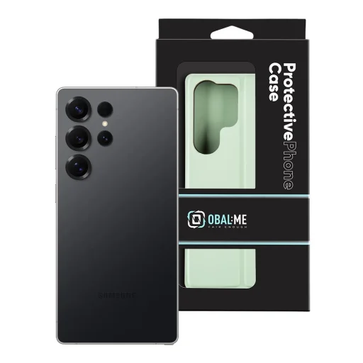 OBAL:ME SmoothTouch Samsung Galaxy S25 Ultra fliptok menta zöld - 5