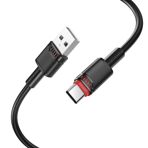 Borofone Kábel BX110 Beneficio - USB to Type-C - 2,4A 1 méter fekete - 2