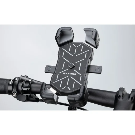Rockbros HW-117 kerékpáros telefontartó (fekete-szürke) - 2