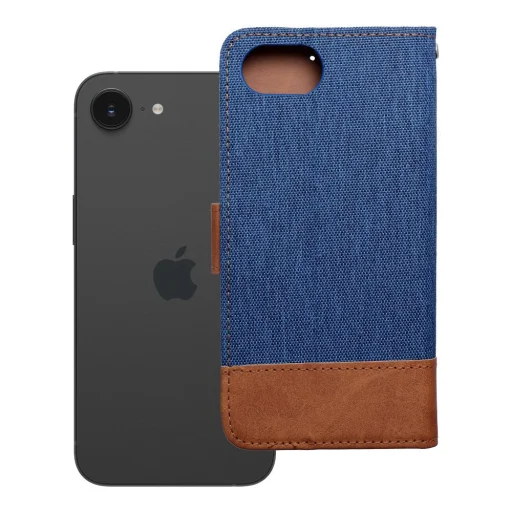 JEANS flipové puzdro iPhone 16e/17e modré puzdro - 7