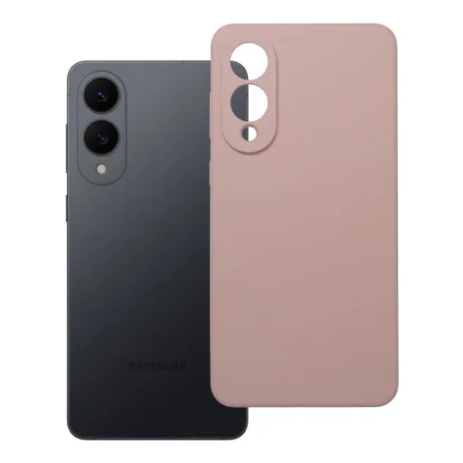 SILIKÓNOVÉ 2mm puzdro SAMSUNG S25 Edge pieskovo ružové - 5