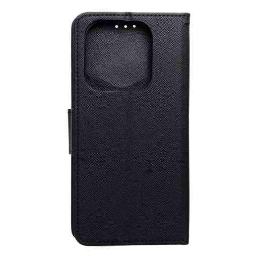 FANCY flipové puzdro XIAOMI Redmi Note 14 4G čierne puzdro - 11
