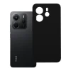 2 mm hrubé silikónové puzdro pre XIAOMI REDMI NOTE 14 4G (GLOBAL - 164,84mm x 78,15mm x 8,16mm) čierne thumbnail