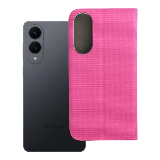 SENSITIVE flipové puzdro pre Samsung Galaxy S25 Edge svetloružové - 14