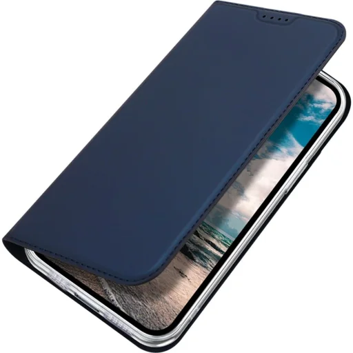 iPhone 16e kék DUX DUCIS wallet SKIN PRO tok - 3