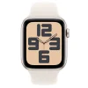 Apple Watch SE2 v3 GPS 44mm Csillagfény Alumínium Tok Csillagfény Sport Szíjjal - S/M thumbnail