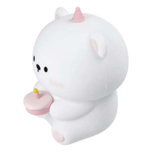 Éjjeliszekrény lámpa születésnapi Teddy maci Art Deco érintős stílus, - 1