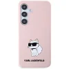 Karl Lagerfeld Silicone Choupette tok Samsung Galaxy S24+ - rózsaszín thumbnail