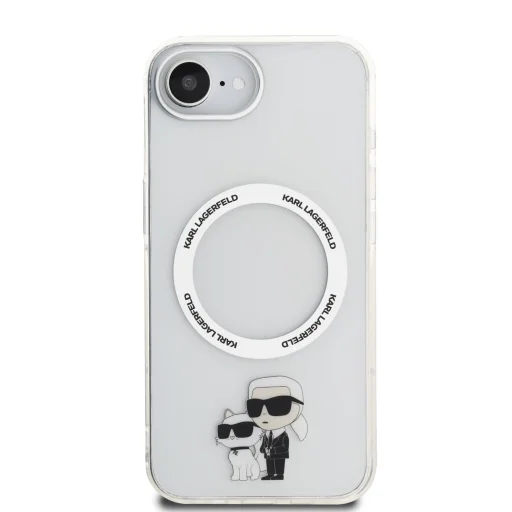  iPhone 16 Átlátszó Karl Lagerfeld IML Karl és Choupette MagSafe tok - 3