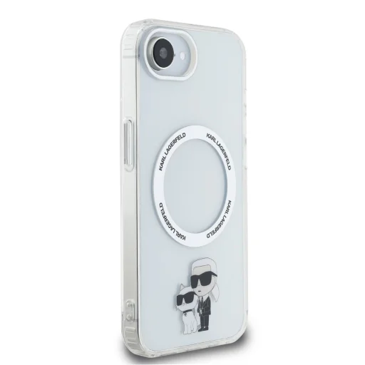  iPhone 16 Átlátszó Karl Lagerfeld IML Karl és Choupette MagSafe tok - 4
