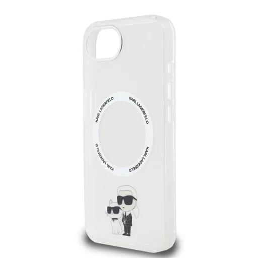  iPhone 16 Átlátszó Karl Lagerfeld IML Karl és Choupette MagSafe tok - 5