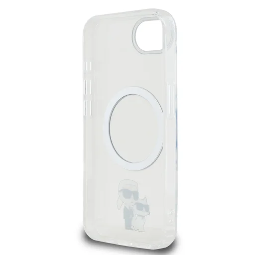  iPhone 16 Átlátszó Karl Lagerfeld IML Karl és Choupette MagSafe tok - 6
