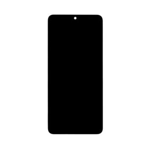 LCD kijelző + Érintőpanel + Elülső burkolat Samsung A415 Galaxy A41 Fekete - 1