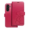  Samsung Galaxy A56 5G Magenta MEZZO fliptok teddy bear tok - 1