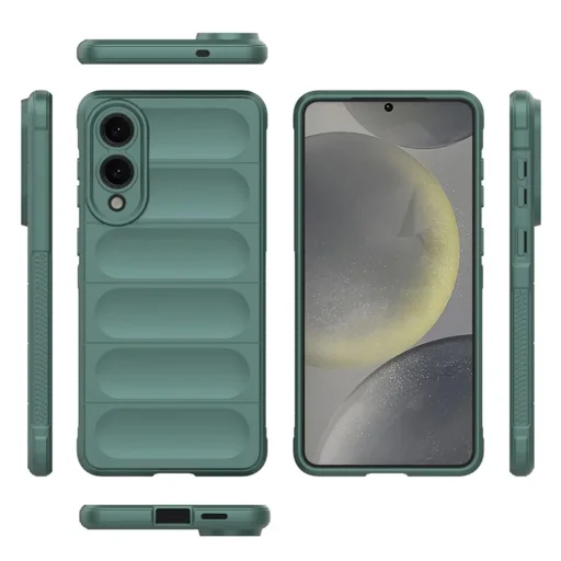 Techsuit - Varázspajzs - Samsung Galaxy S25 Edge - Fekete tok - 2