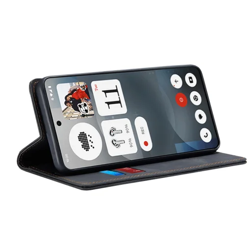  Techsuit - Kényelmes Borítás - Nothing Phone (3a) - Fekete tok - 2