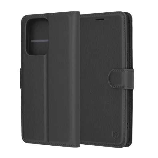  Techsuit - Bőr Folio - Oppo Reno13 F 4G / Reno13 F 5G / Reno13 FS 5G - Fekete tok - 6