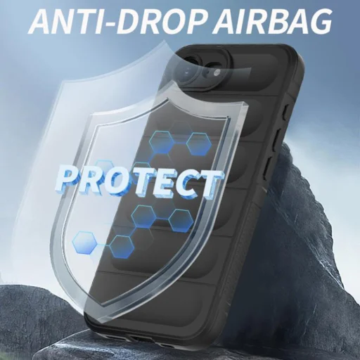  Techsuit - Varázspajzs - iPhone 16e - Fekete tok - 2