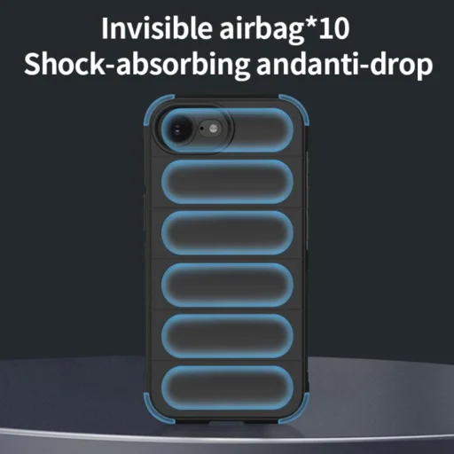  Techsuit - Varázspajzs - iPhone 16e - Fekete tok - 5