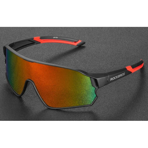 Rockbros kerékpáros szemüveg, polarizált 10135R (piros) - 5