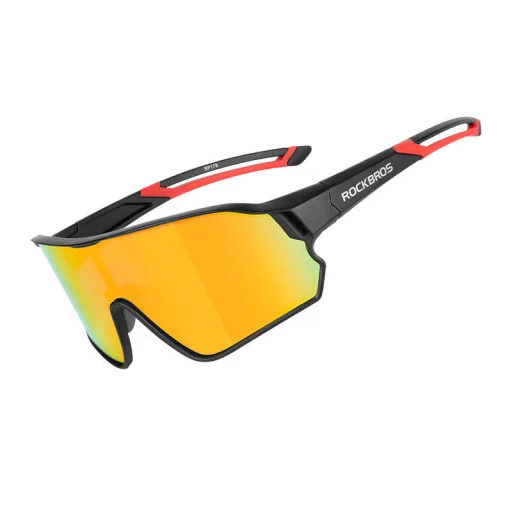 Rockbros kerékpáros szemüveg, polarizált 10135R (piros) - 1