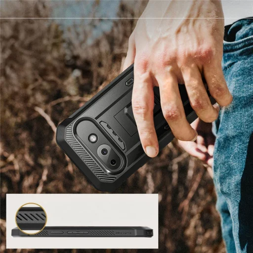  Google Pixel 9A Fekete Supcase Unicorn Beetle Pro tok - 6