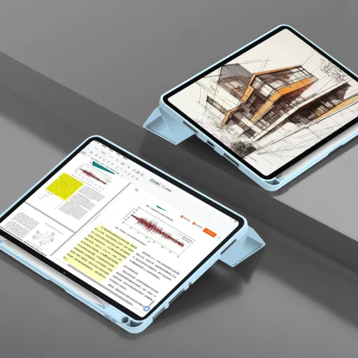 Tech-protect Sc Pen Xiaomi Pad 7 / 7 Pro Világoskék tok - 6