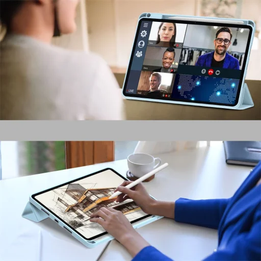 Tech-protect Sc Pen Xiaomi Pad 7 / 7 Pro Világoskék tok - 7