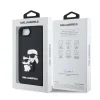  iPhone 16 Karl Lagerfeld 3D Rubber Karl és Choupette fekete tok thumbnail