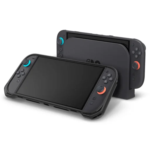  Nintendo Switch 2 Matt Fekete Spigen Rugged Armor tok - 9