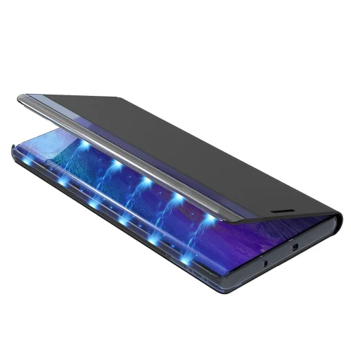 New Sleep Case iPhone 16e Flip Cover with Stand - Blue - 3