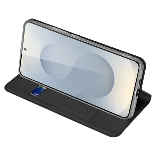  Samsung Galaxy S25 Edge Fekete Dux Ducis Skin Pro fliptok és kártyatartóval - 5