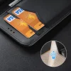  Samsung Galaxy S25 Edge Fekete Dux Ducis Hivo fliptok RFID védelemmel - 12