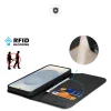  Samsung Galaxy S25 Edge Fekete Dux Ducis Hivo fliptok RFID védelemmel - 4