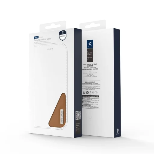  Samsung Galaxy S25 Edge Barna Dux Ducis Hivo fliptok és RFID védelemmel - 8