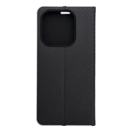 LUNA fliptok Carbon Xiaomi Redmi Note 14 4G (GLOBAL - 164,84 mm x 78,15 mm x 8,16 mm) fekete - 11