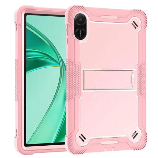  Techsuit - Strapabíró TabShell + Képernyővédő - Honor Pad X8a - Rózsaarany tok - 1