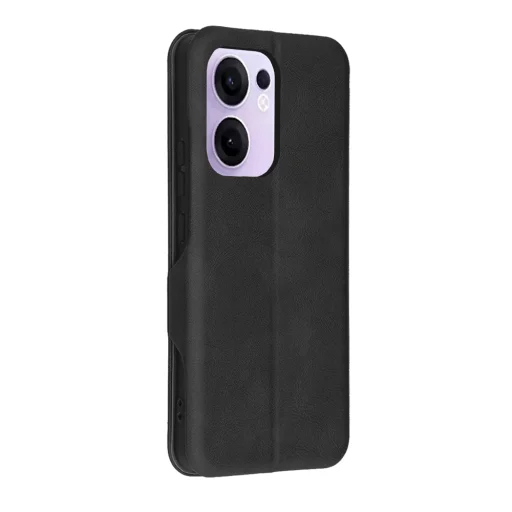  Techsuit - Biztonságos Tárca Plusz - Oppo Reno13 F 4G / Reno13 F 5G / Reno13 FS 5G - Fekete tok - 5