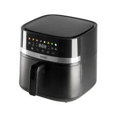 Home HGAF8 digitális air fryer, forrólevegős fritőz, 8 liter kapacitás, 2000 W, hőmérsékleti tartomány 80 – 200 °C