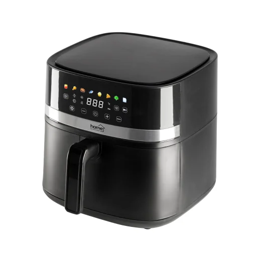 Home HGAF8 digitális air fryer, forrólevegős fritőz, 8 liter kapacitás, 2000 W, hőmérsékleti tartomány 80 – 200 °C - 1