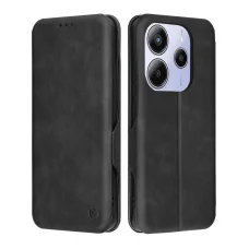  Techsuit - Biztonságos Pénztárca Plusz - Xiaomi Redmi Note 14 5G - Fekete tok