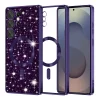  Techsuit - Luxus Csillogós MagSafe - Samsung Galaxy S25 Ultra - Mély Lila tok thumbnail