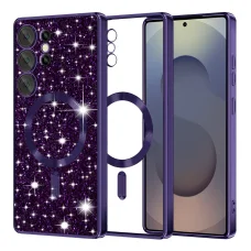  Techsuit - Luxus Csillogós MagSafe - Samsung Galaxy S25 Ultra - Mély Lila tok