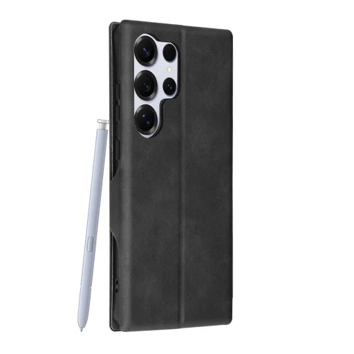  Techsuit - Biztonságos Pénztárca Plusz - Samsung Galaxy S25 Ultra - Fekete tok - 5