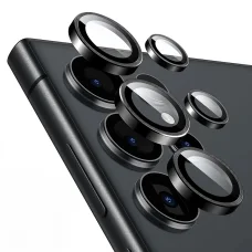  Lito - S+ Kameraüveg-védő - Samsung Galaxy S25 Ultra - Fekete üvegfólia