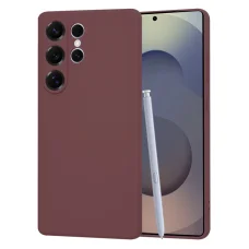  Techsuit - SoftFlex - Samsung Galaxy S25 Ultra - Szilvavörös tok