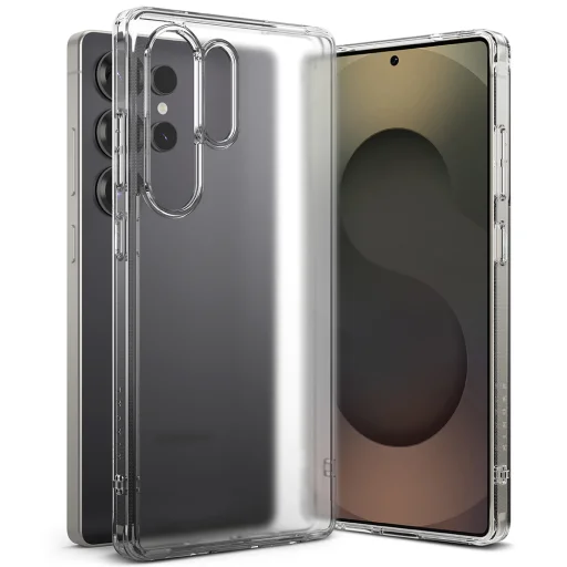  Ringke - Fusion - Samsung Galaxy S25 Ultra - Matt Átlátszó tok - 1